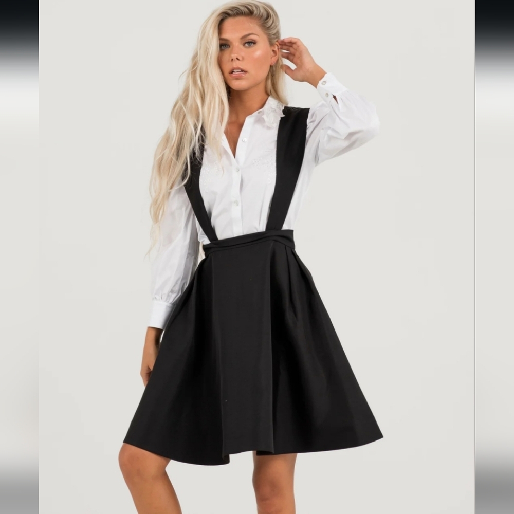 Aleeza Paris Marci Jumper Women's XL Black Skirt